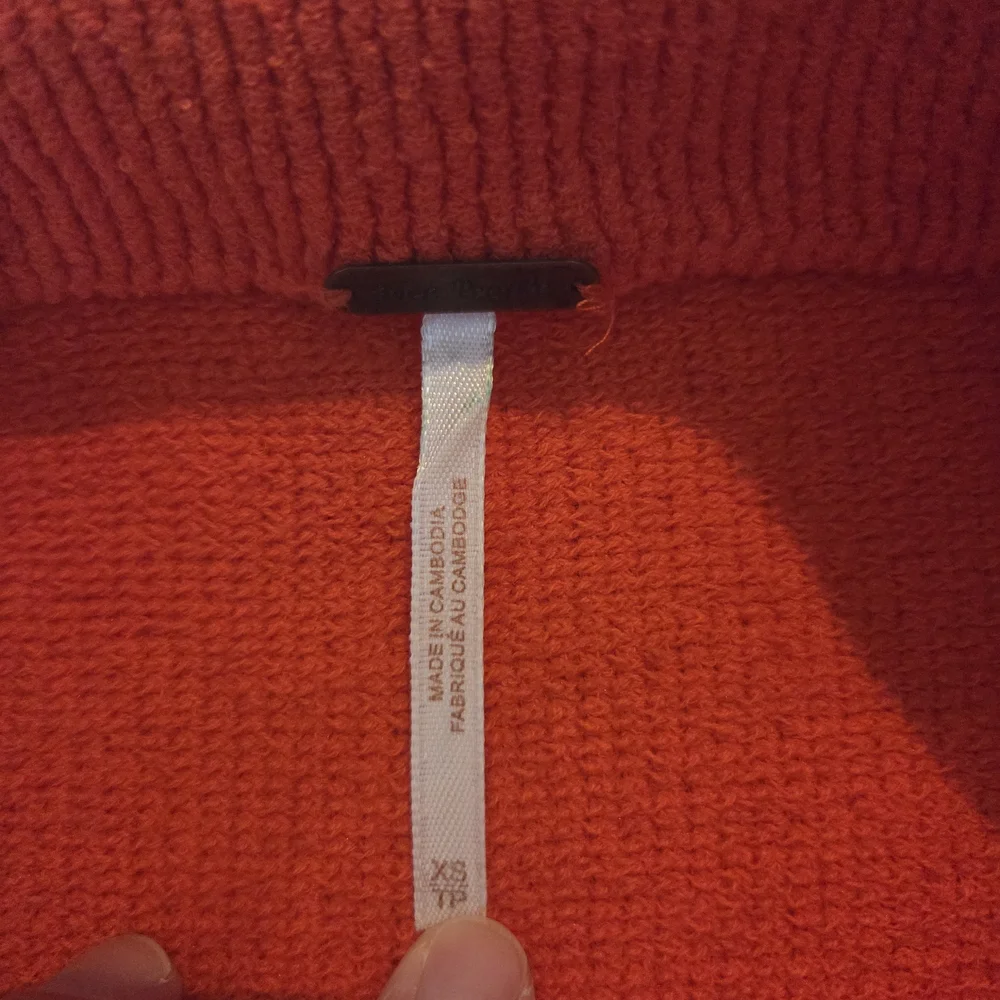 Free People Vibrant Orange Turtleneck Sweater - Picture 3 of 8